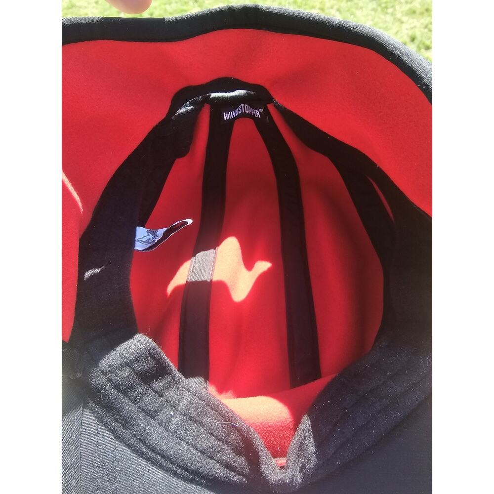 Galyans Windstopper Fleece Trapper Hiking Hat Black Earflap Womens One Size - Picture 7 of 9